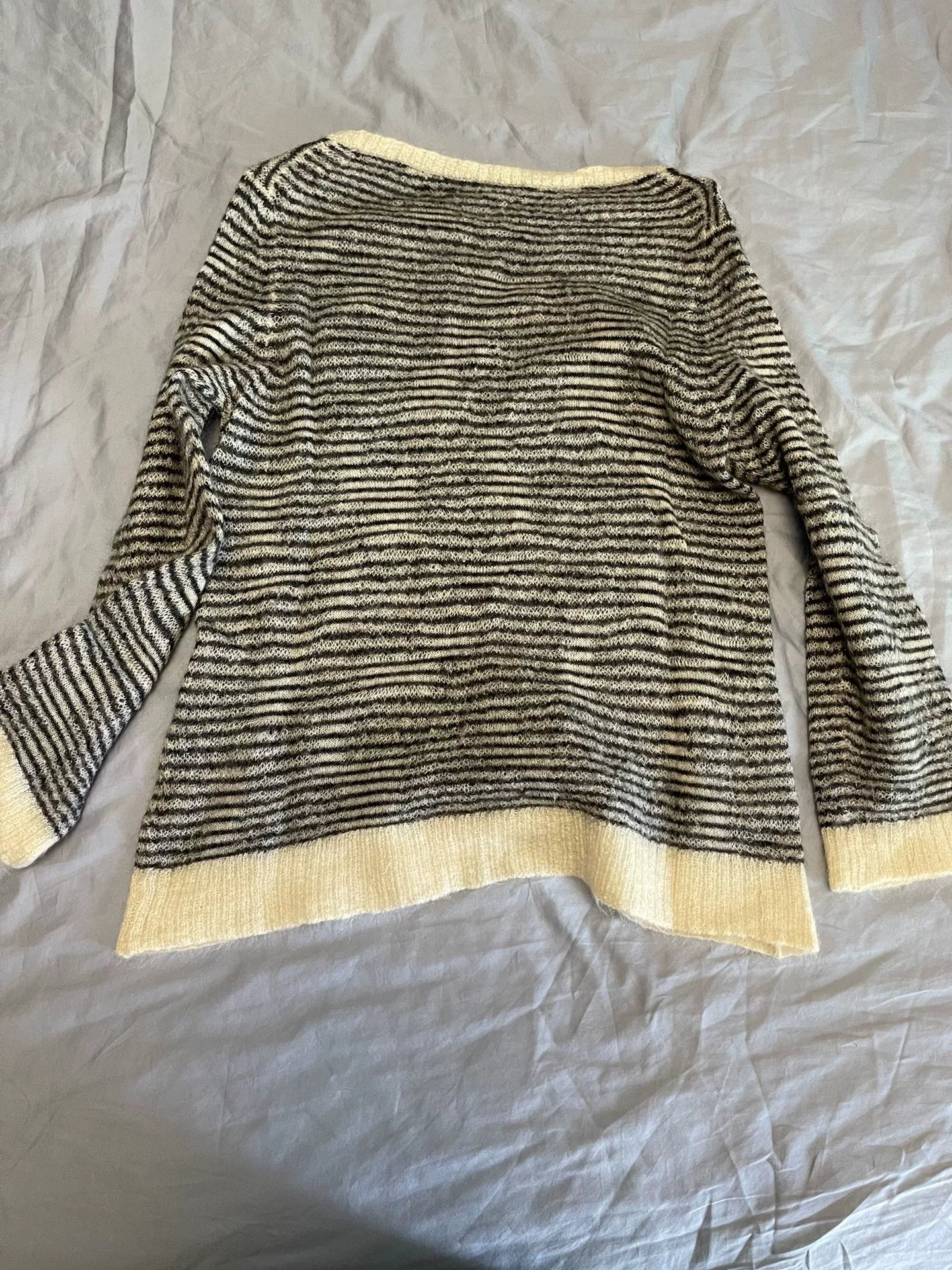 Dior Homme Striped Mohair Blend Sweater