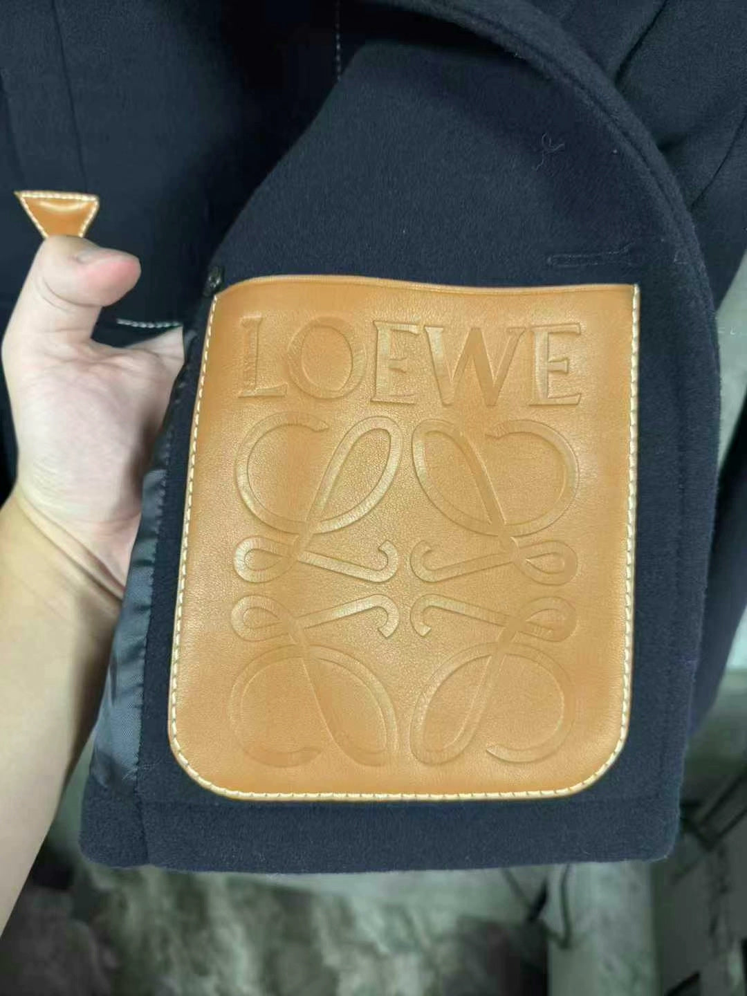 LOEWE Wool Blend Goat Cashmere Coat