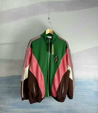 Gucci Green and Brown Color Block Jacket