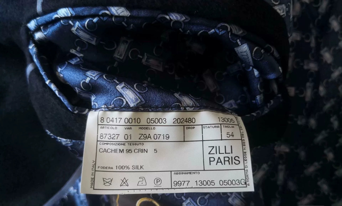 Zilli Cashmere Coat with Silk Lining