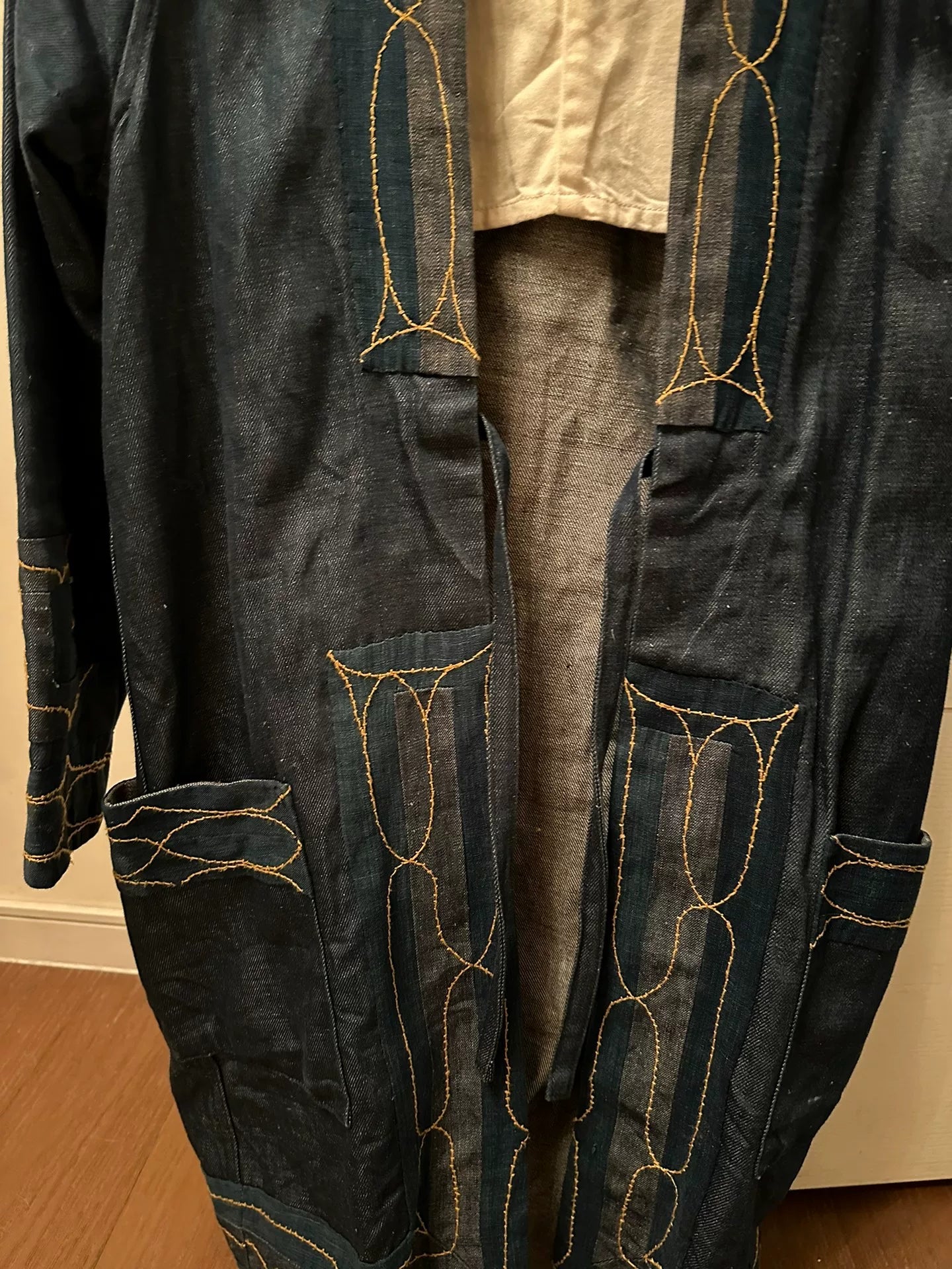 VISVIM Denim Robe Coat Size 0