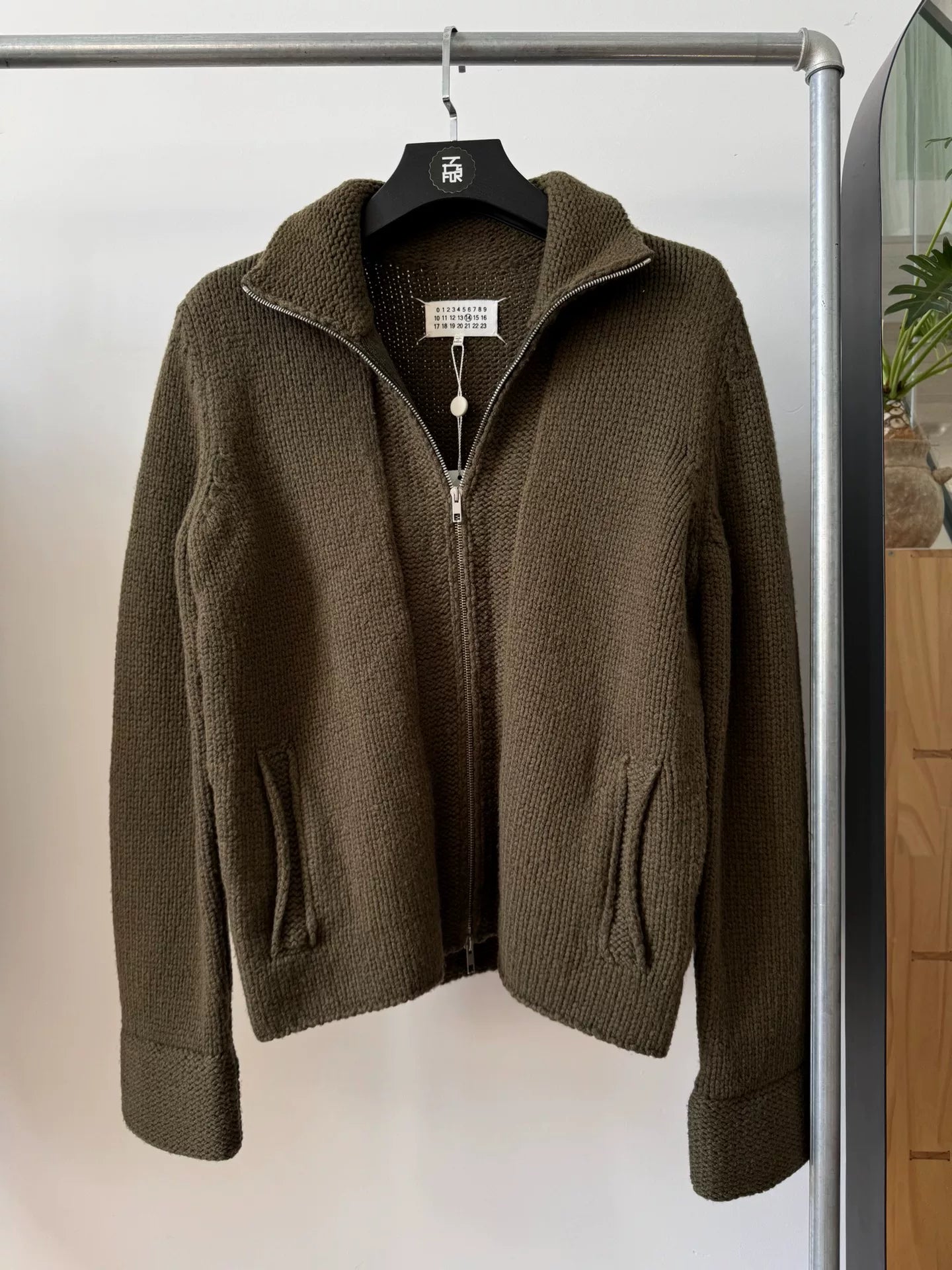 Maison Margiela Wool Zip Jacket