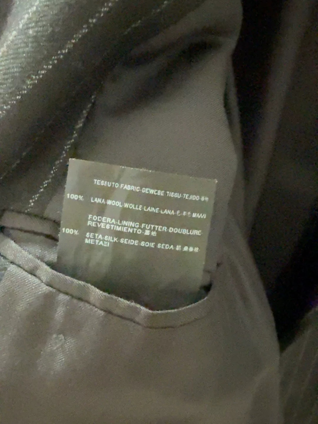 Saint Laurent Gray Pinstripe Double-Breasted Suit