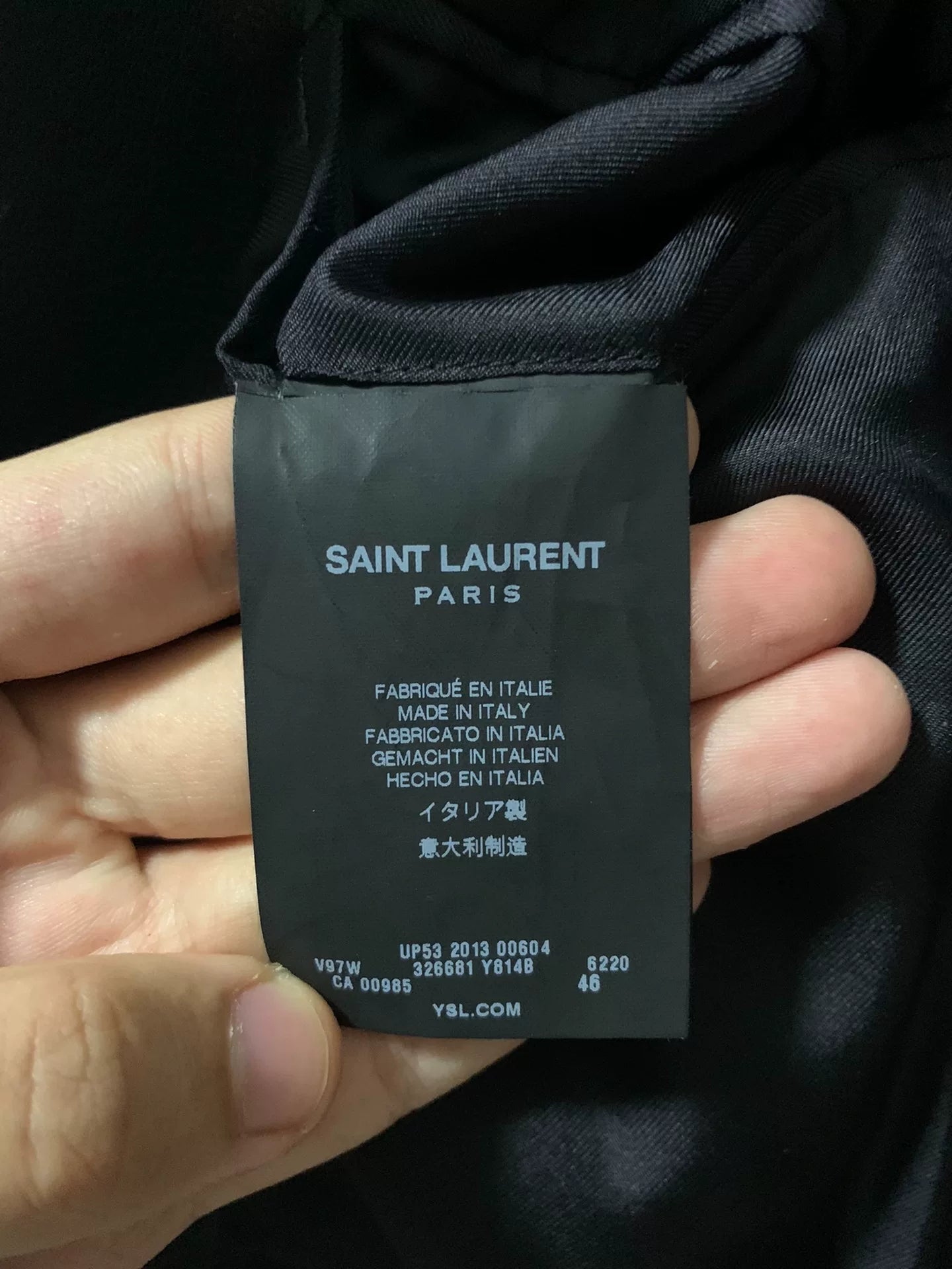 Saint Laurent SLP 13FW Red Studded Blazer