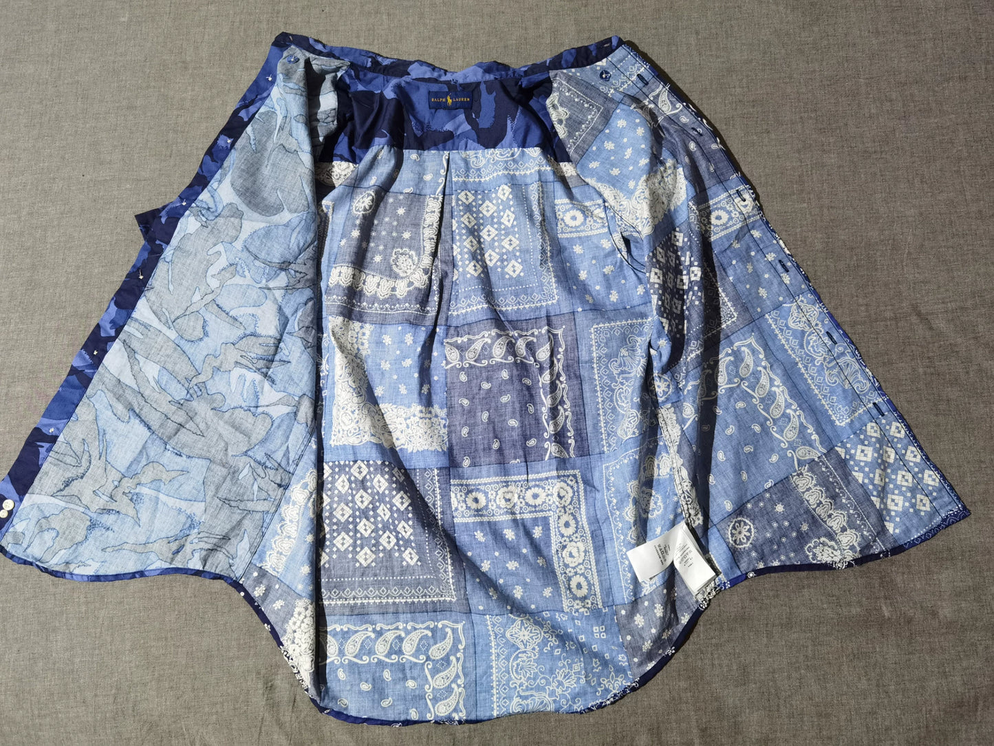 RRL Ralph Lauren Bandana Patchwork Shirt