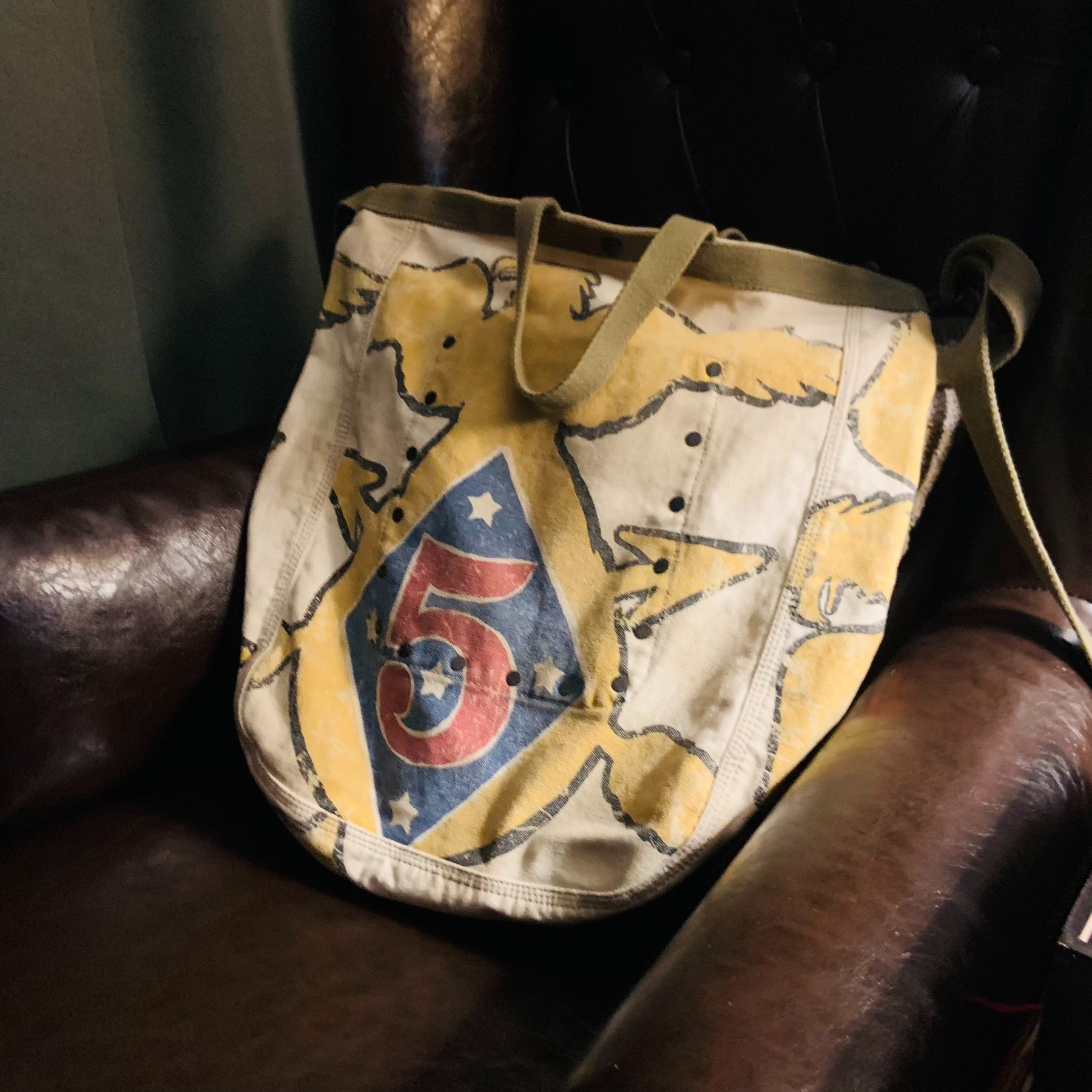 RRL Military Canvas Tote Bag