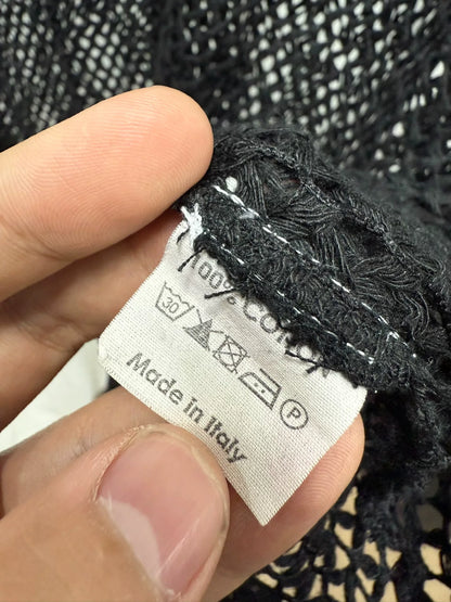 drapes long sleeve sheer mesh top