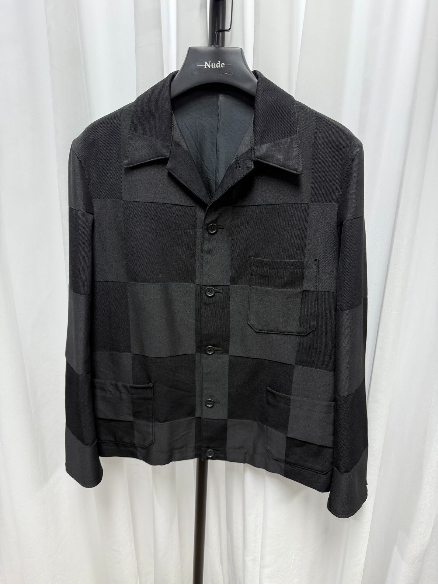 Yohji Yamamoto Plaid Wool Jacket