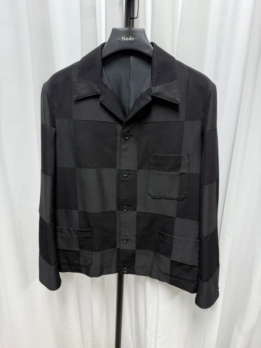 Yohji Yamamoto Plaid Wool Jacket