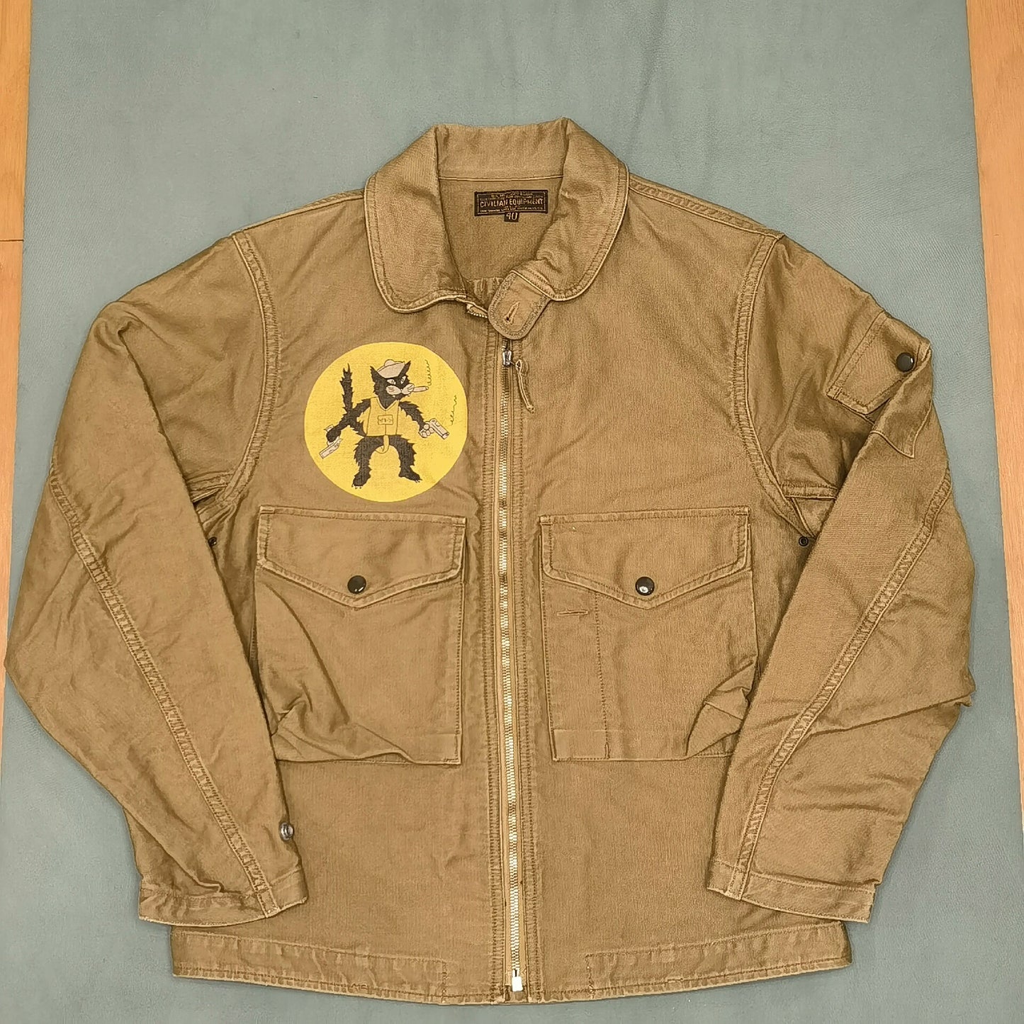 Freewheelers Single Jacket Black Cats Theme