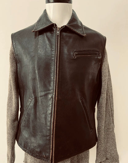 RRL First Gen Leather Vest