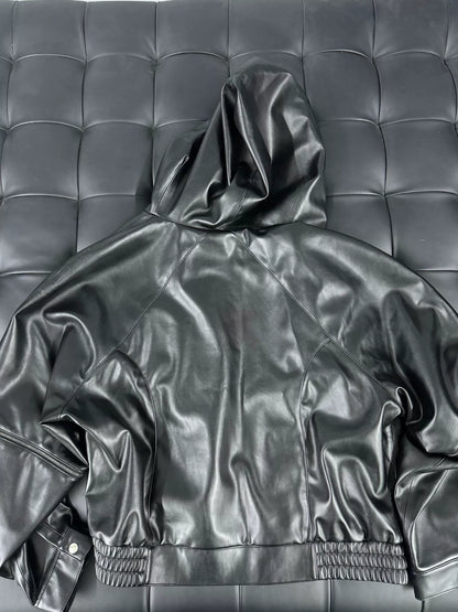 Mowalola Leather Mask Jacket