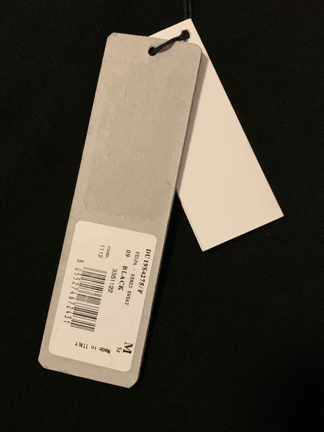 black rick owens ro sweatshirt