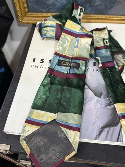 Jean Paul Gaultier Pop Art Silk Tie