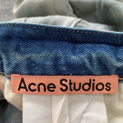 acne studios 1981m distressed denim trousers