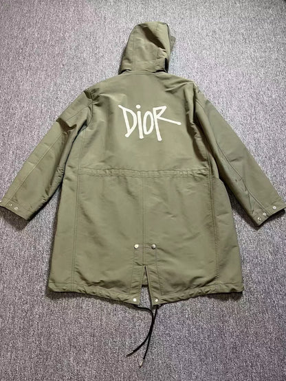 Dior Logo Print Men's Parka Jacket