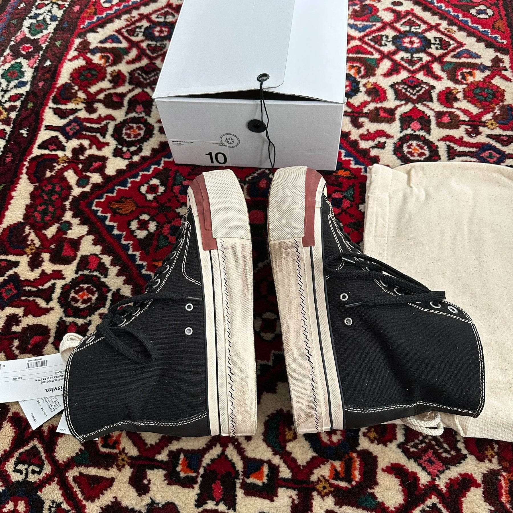 visvim 21AW Skagway Hi Canvas Shoes