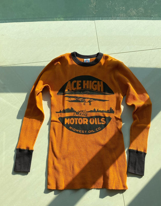 ace high motor oils long sleeve shirt