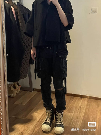 The Soloist Double-Layer Cape Shirt