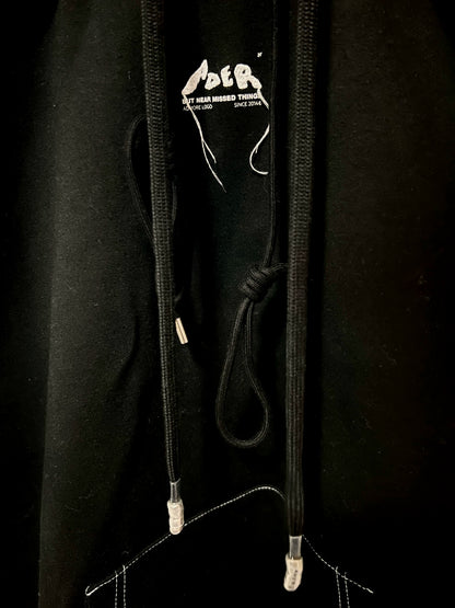 ader error black hoodie size 2