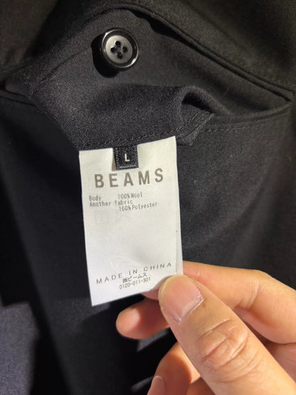 Beams theA Series Wool Wide-Leg Trousers