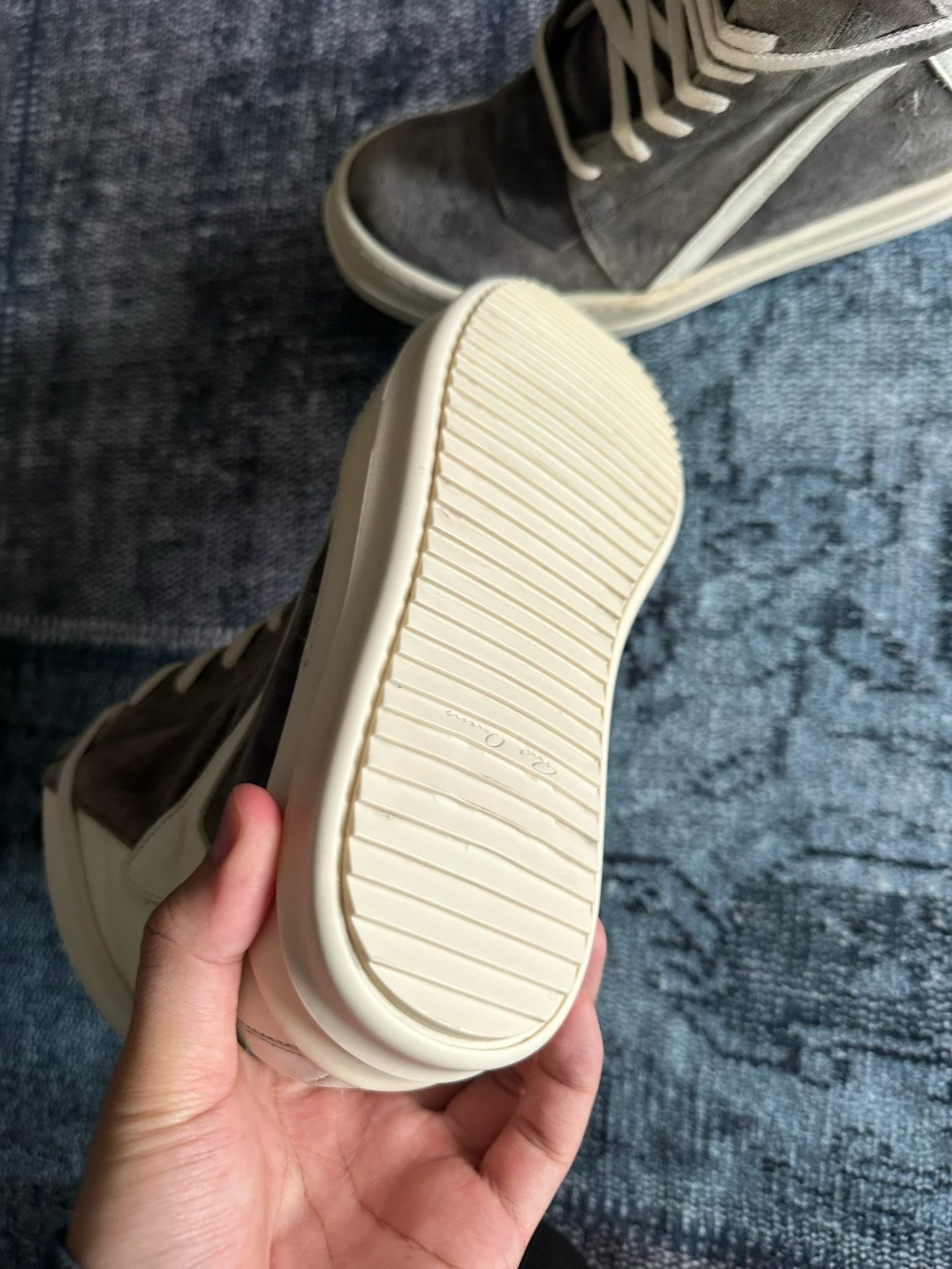 Rick Owens Main Line Brown Suede Shoes