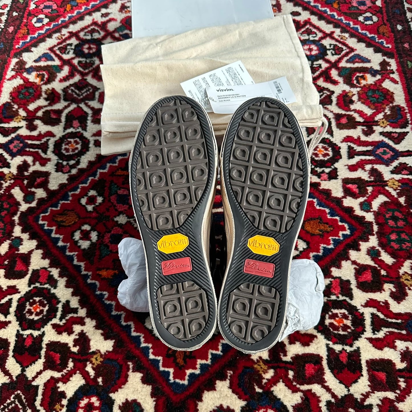 visvim skagway canvas shoes size 9.5