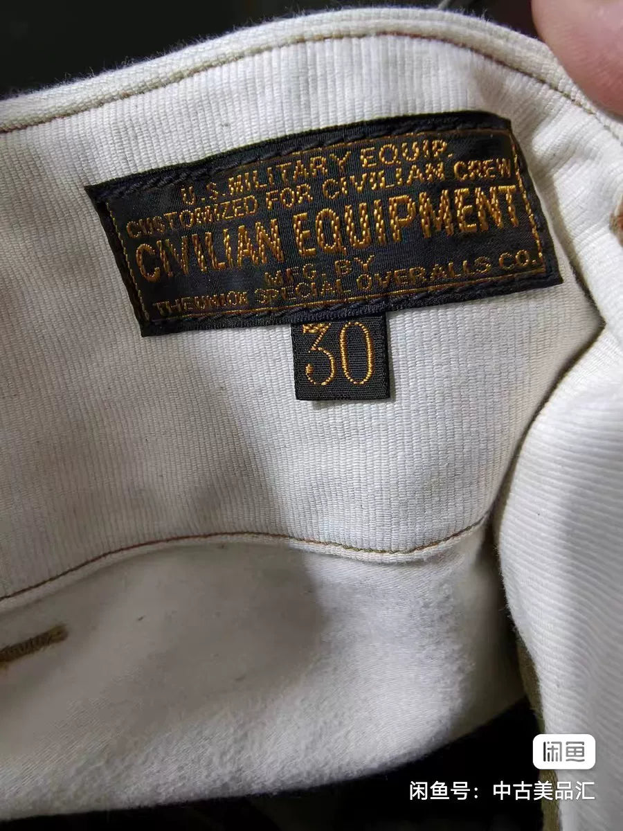 Freewheelers S-3 Flying Trousers in White