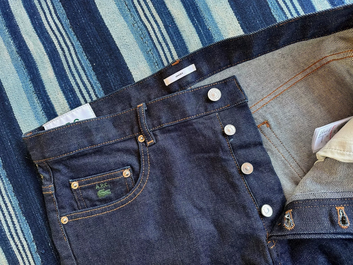 A.P.C X Lacoste Standard Indigo Denim Pants