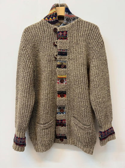 Kapital Wool Cardigan with Colorful Details