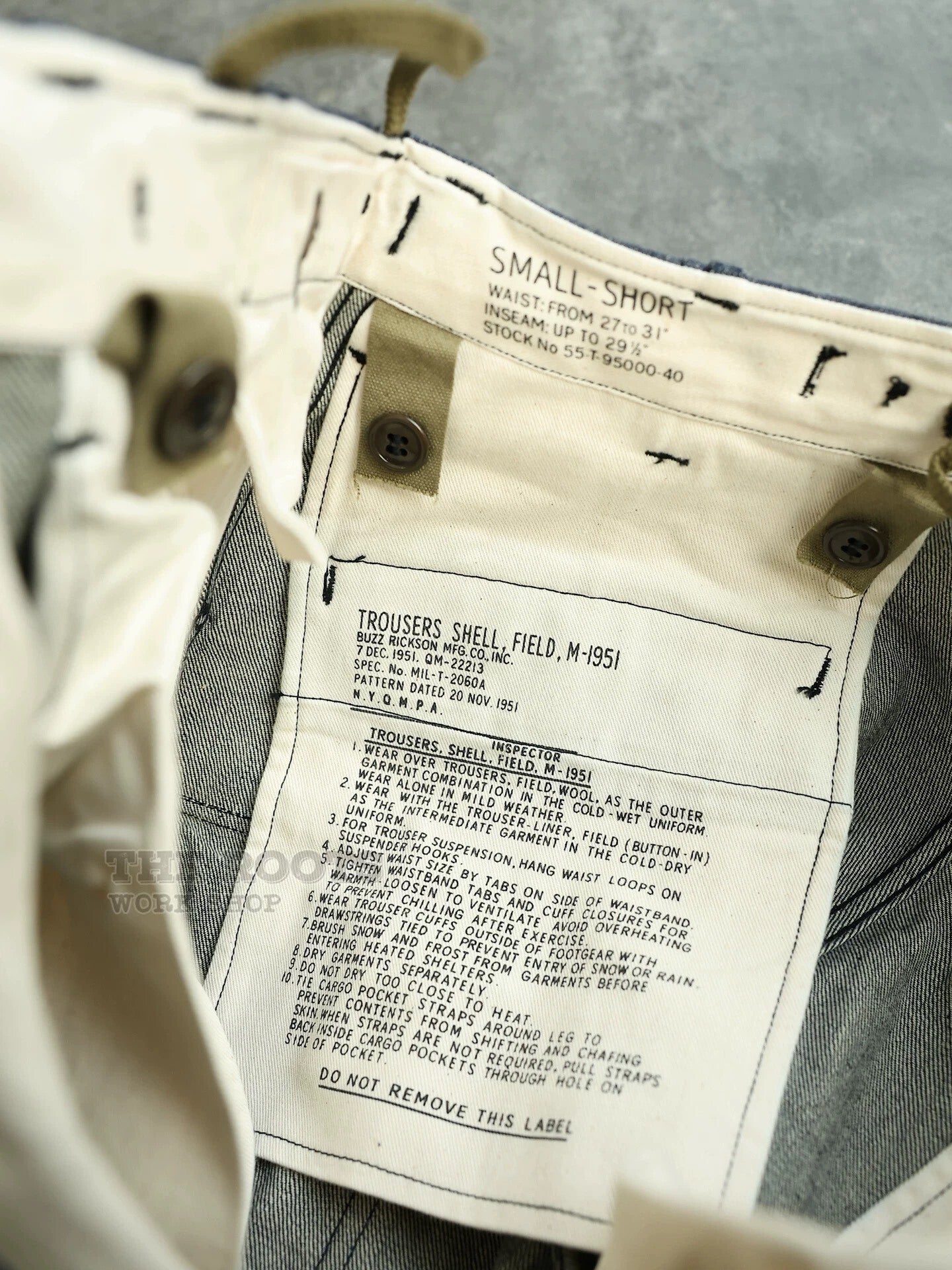 Buzz Rickson's M51 Military Cargo Pants