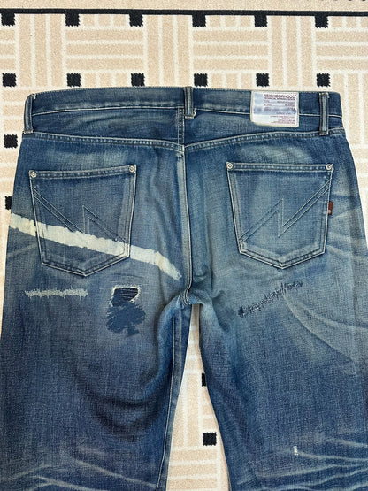 NEIGHBORHOOD 07 FLASH Lightning Denim