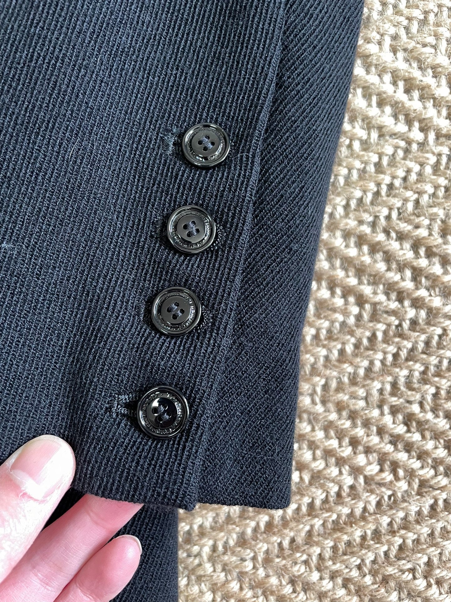 NEIGHBORHOOD Early Wool Black Blazer