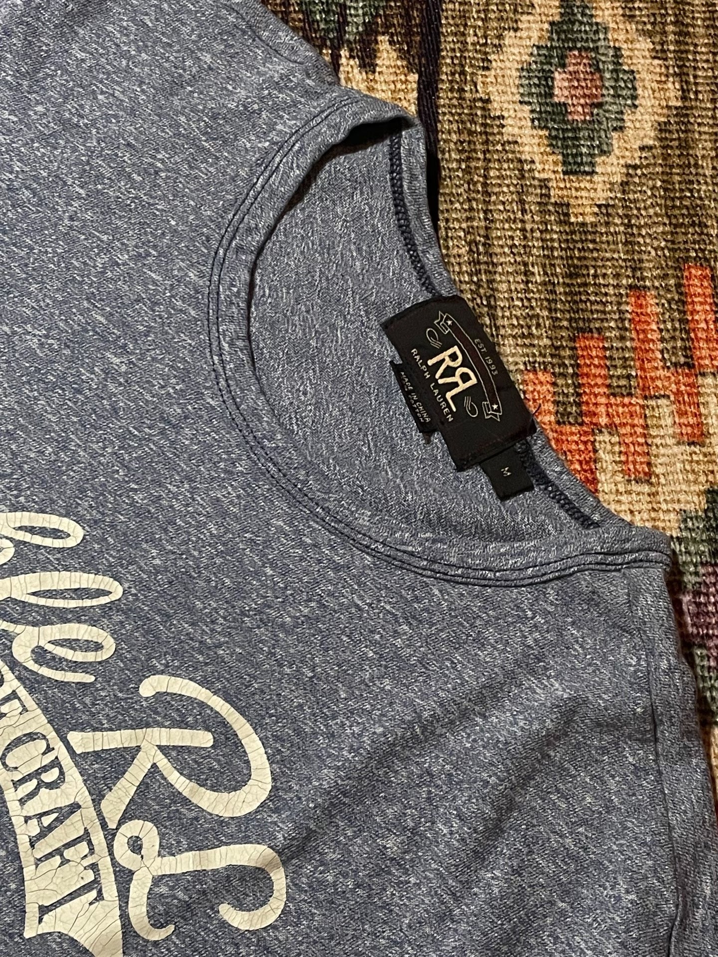 RRL Out-of-Print Printed T-Shirt M