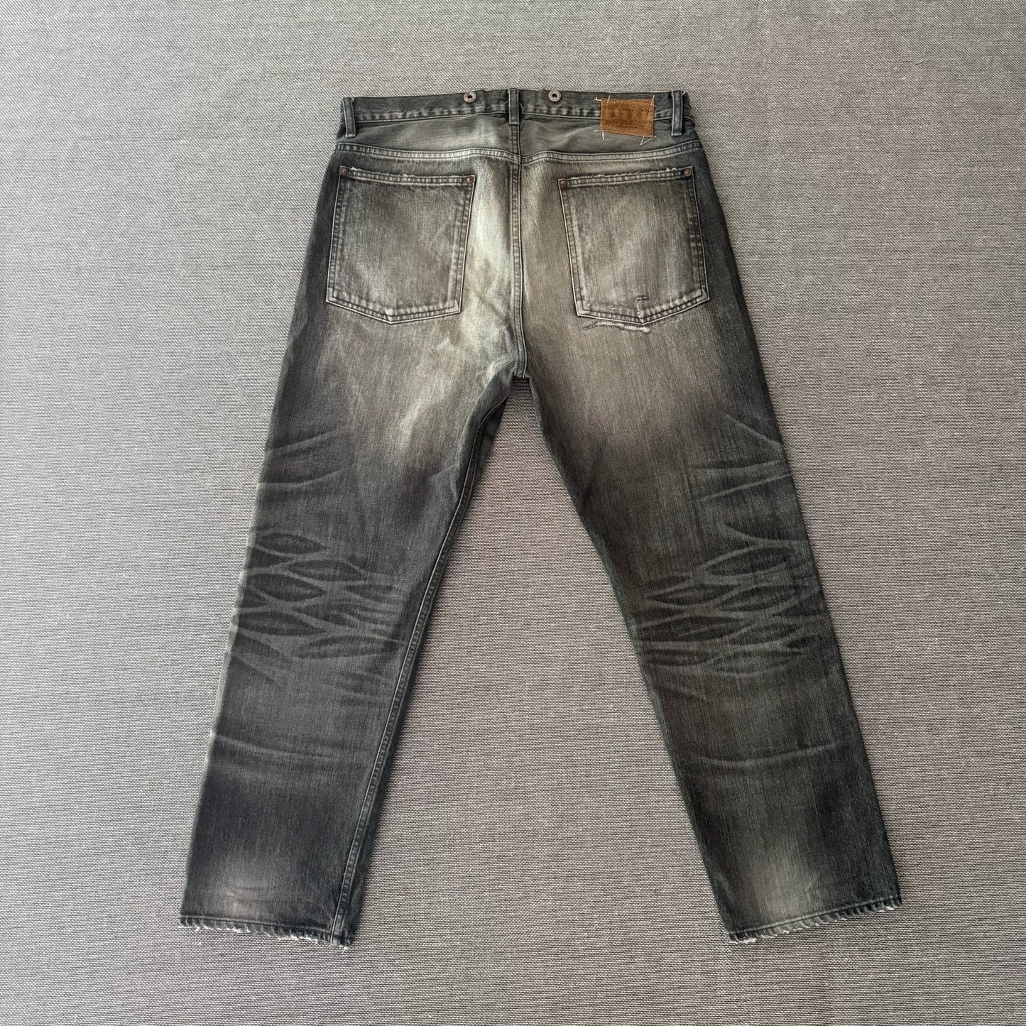 madness 23aw black denim jeans