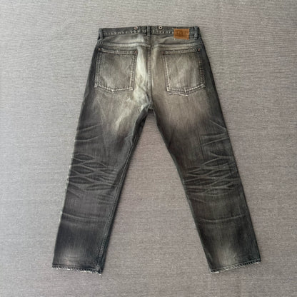 madness 23aw black denim jeans