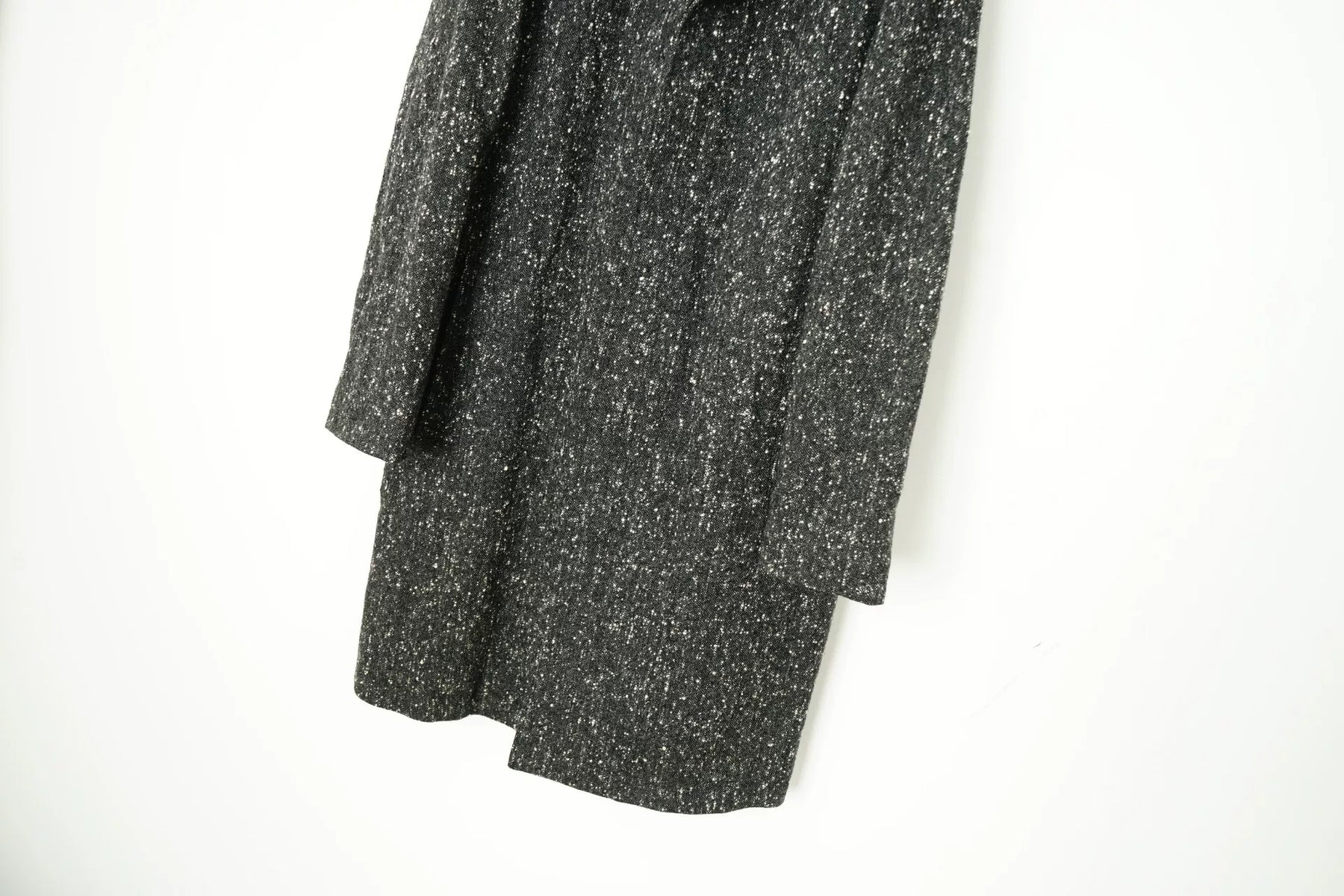 Yohji Yamamoto Snowflake Fleece Hooded Coat