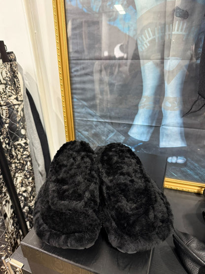 Dries van Noten Loafer Fur Slippers