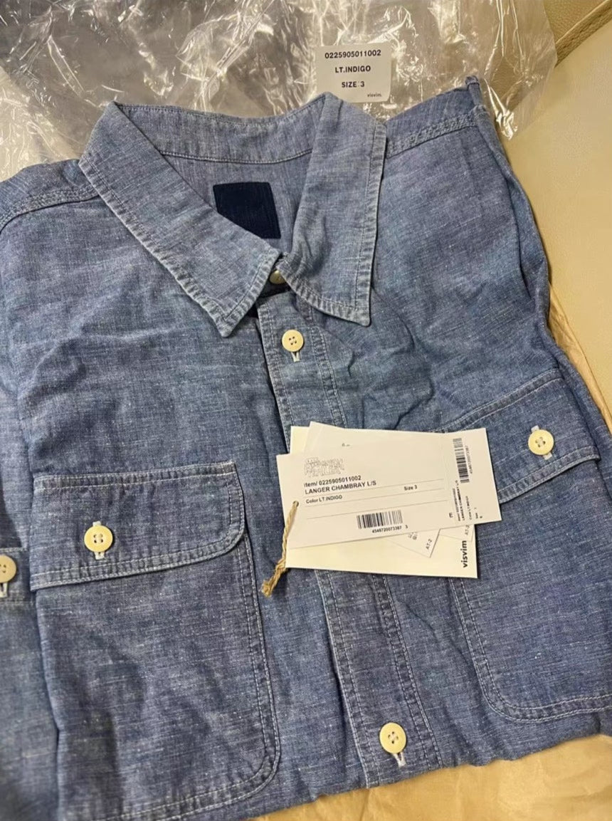 VISVIM LUMBER CHAMBRAY L/S