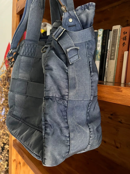 porter classic super nylon tote bag navy