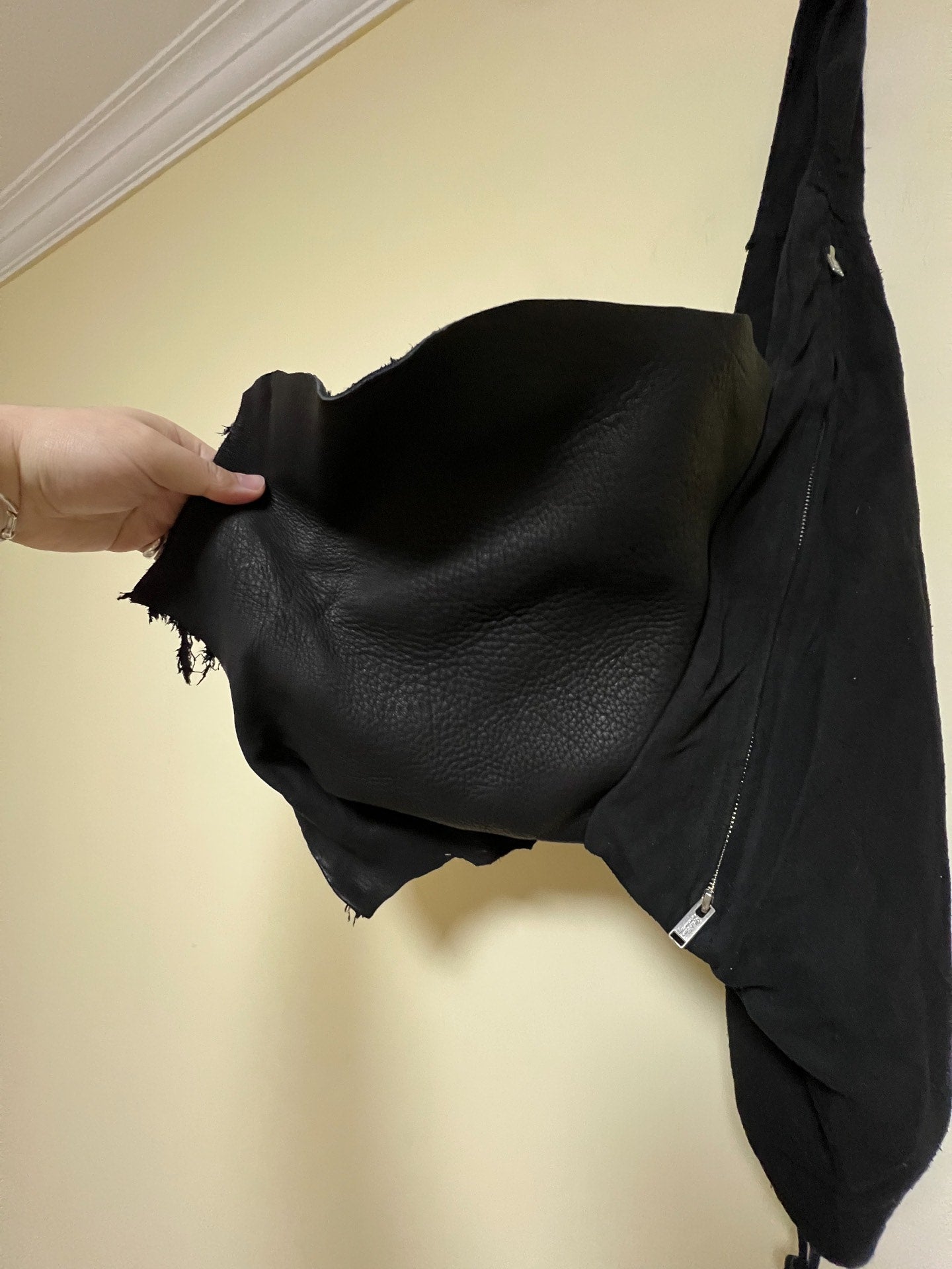 UNDERCOVER Jun Takahashi Black Suede Deer Bag