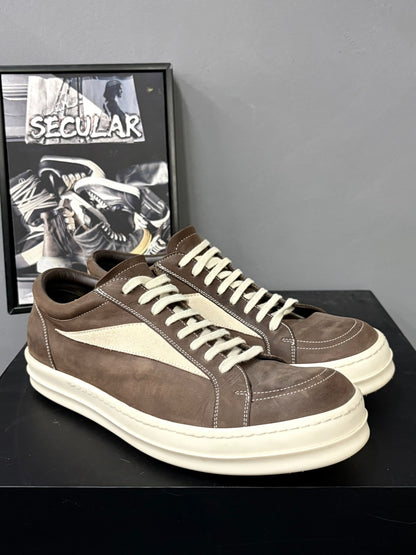 Rick Owens 23FW Low-Top Leather Sneakers