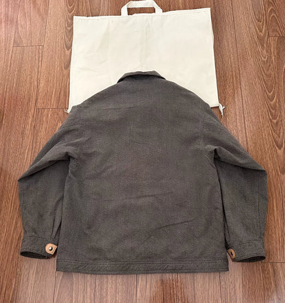 visvim willis blouson coach jacket grey