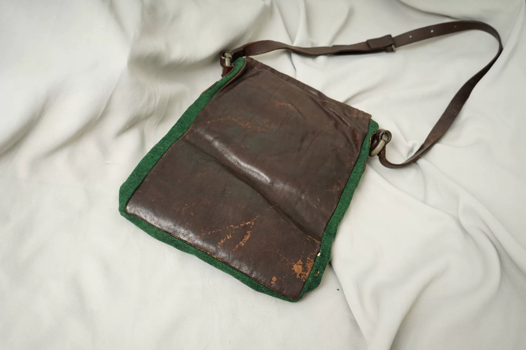 Dries Van Noten Grunge Ethnic Patchwork Shoulder Bag