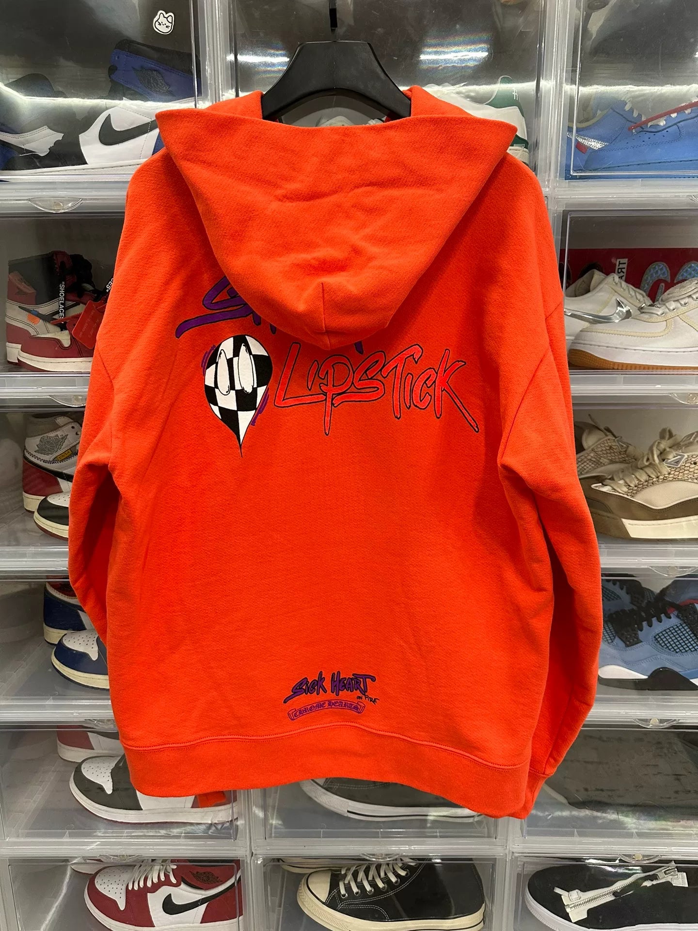 Chrome Hearts Mattyboy Orange Graffiti Hoodie