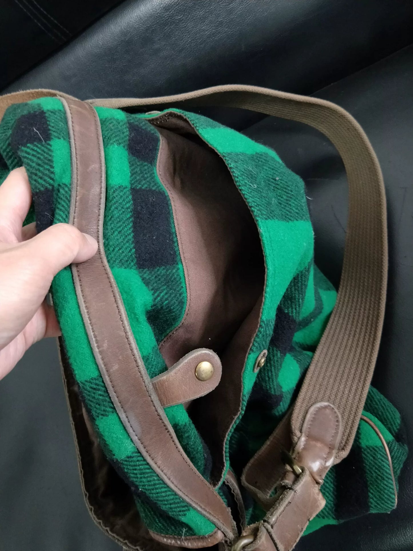 RRL Vintage Wool Crossbody Bag