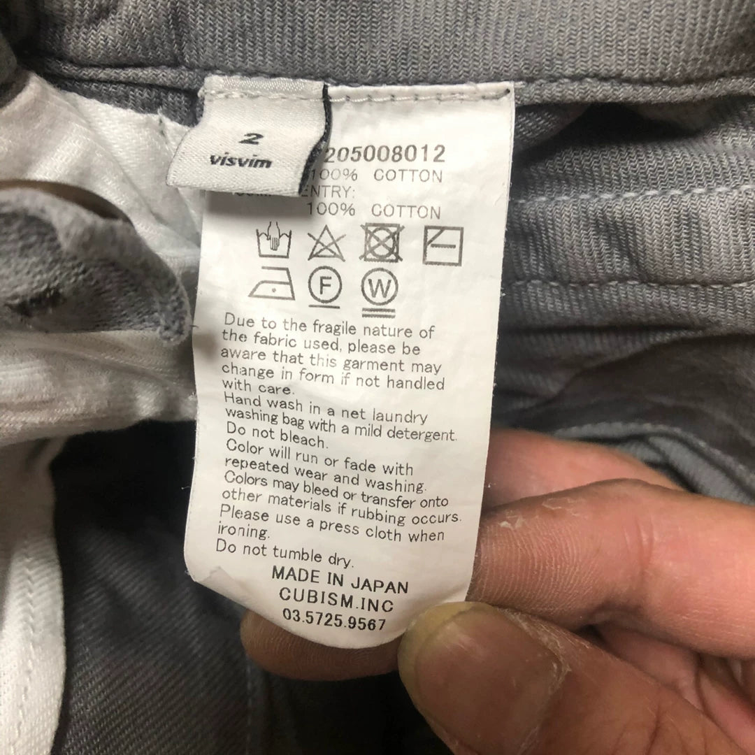 visvim Eiger Grey Cargo Shorts