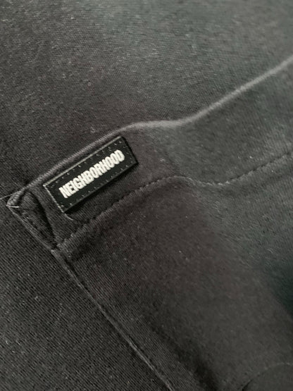 black long sleeve casual sweatshirt