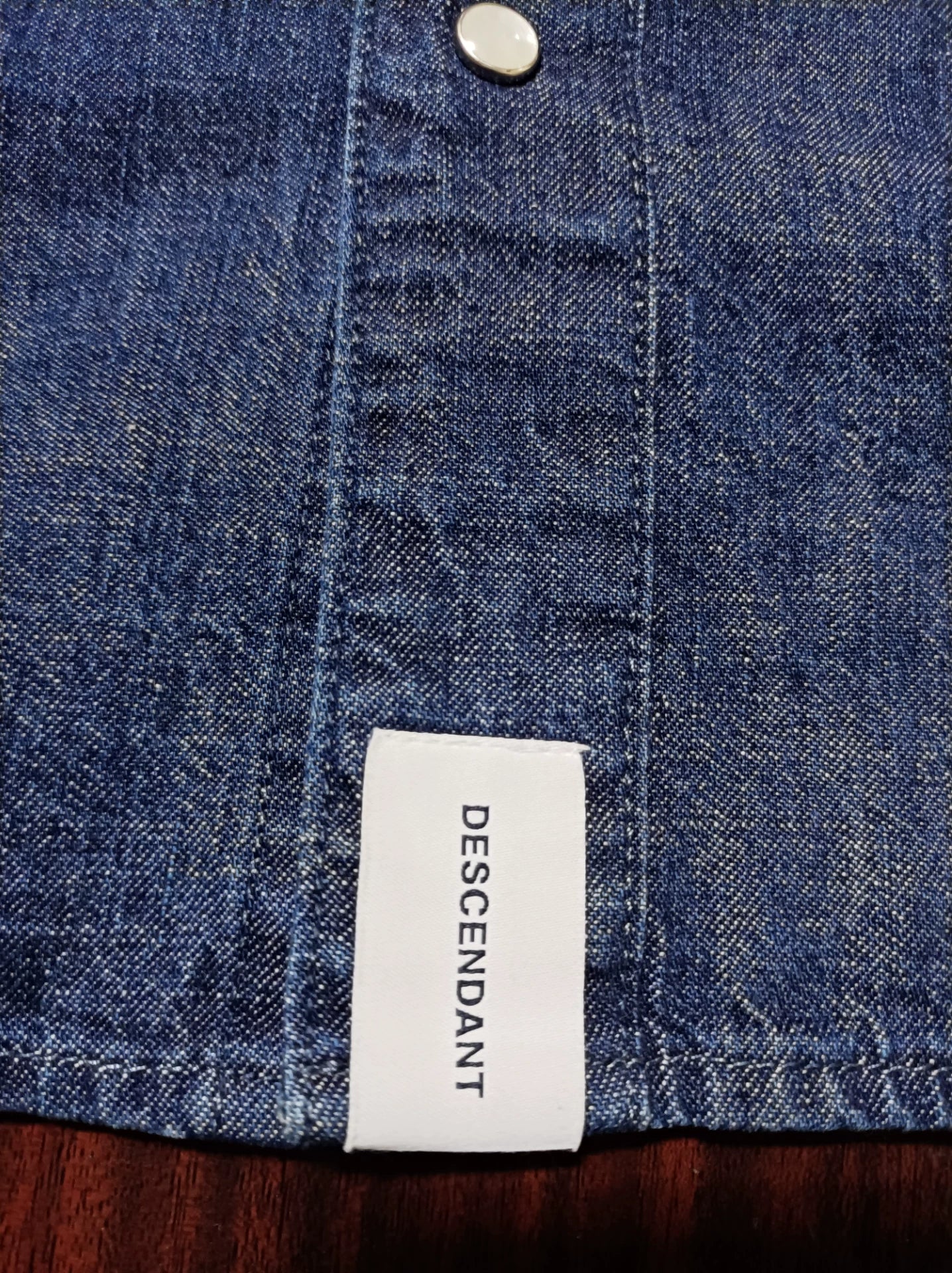 Descendant 18aw Denim Shirt