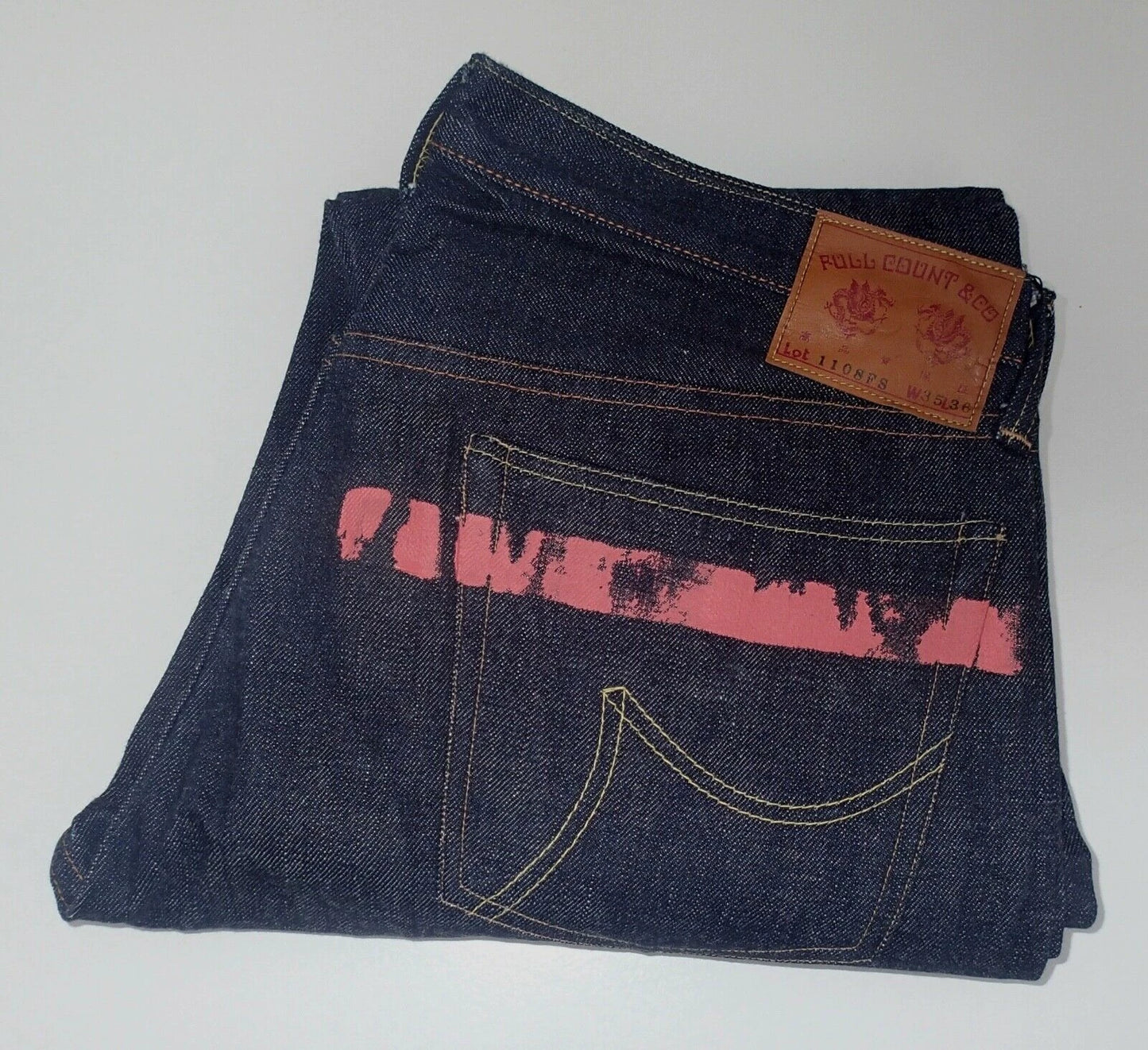 FULLCOUNT 1108fs Dark Blue Denim Jeans